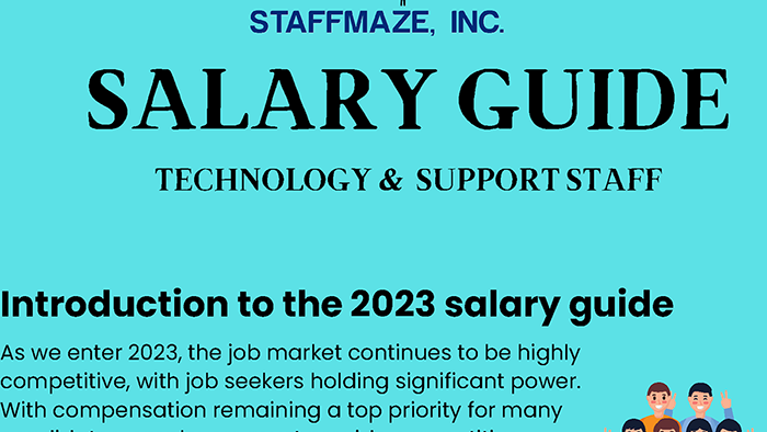 2023 Staffmaze Salary Guide