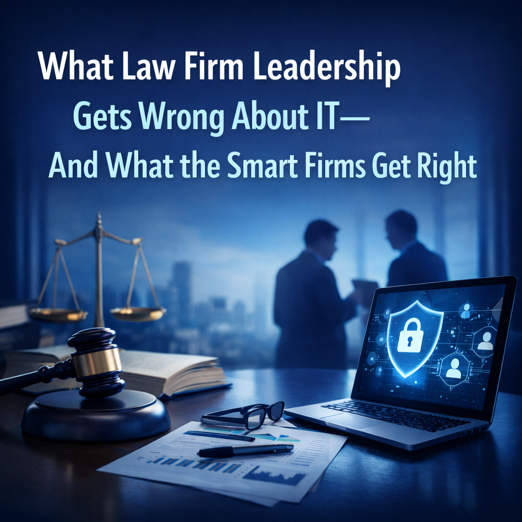What Law Firm Leadership Gets Wrong About IT—and What the Smart Firms Get Right